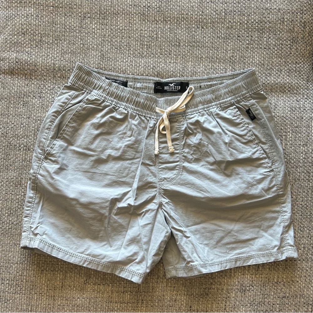 Hollister Mint Green Elastic Waist Shorts